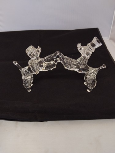 Dancing poodles glass - dancing,