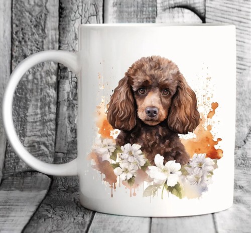 Miniature poodle dog mug - poodle,