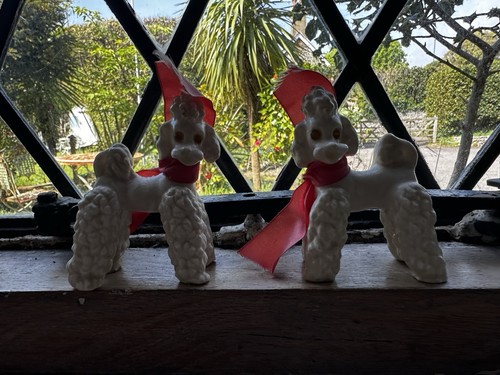 Matching pair plaster ware - pair, of