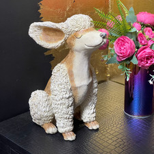 Sitting Poodle Large Ornament