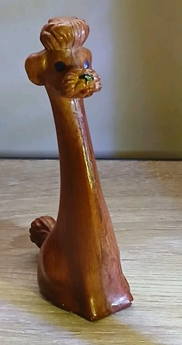 Vintage faux wooden carved - wooden,