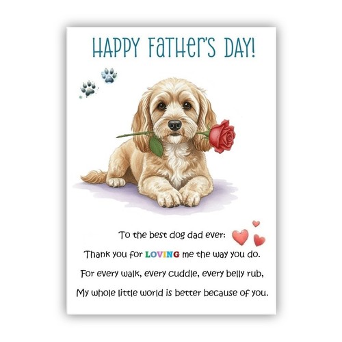Father day card - day, from