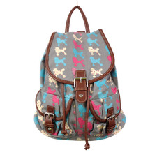 Pattered Poodles Backpack Soft