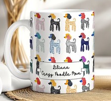 Personalised Poodle Mug gift