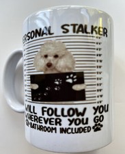 Poodle mug and Coaster